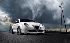 2010 Alfa Romeo MiTo 1.4 MultiAir Quadrifoglio Verde, White