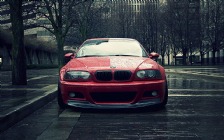 BMW M3 Coupe (E46), Red, Rain