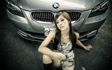 BMW E60 M5, Cars & Girls, Asian Girl