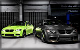 BMW, Matte Black & Lime, Tuning