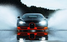 2010 Bugatti Veyron 16.4 Super Sport, Black & Orange, Splash