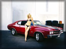 Chevrolet Chevelle SS 454, Cars & Girls, Blonde