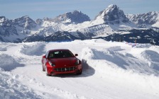 2012 Ferrari FF, Red, Winter, Snow
