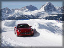 2012 Ferrari FF, Red, Winter, Snow