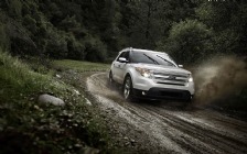 2011 Ford Explorer, White, Dirt