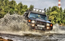 Hummer H3, Splash, Off-Road, River