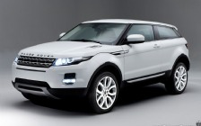 2012 White Land Rover Range Rover Evoque Coupe