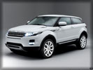 2012 White Land Rover Range Rover Evoque Coupe