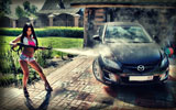 Mazda 6 with a Brunette Girl, Car Wash, Cars & Girls