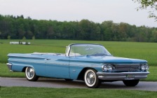 1960 Pontiac Catalina Convertible, Blue, Classic Cars