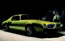 1971 Pontiac Firebird Trans Am, Lime Green, Classic Cars