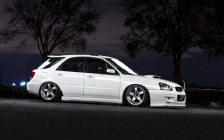 Subaru Impreza, White, Tuning
