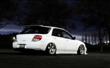 Subaru Impreza, White, Tuning