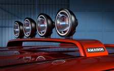 2012 Volkswagen Amarok Canyon Concept, Red, Roof Lights