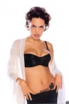 Angelina Jolie in Black Lingerie