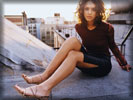 Jessica Alba on the Roof, Feet