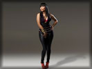 Nicki Minaj wearing Leggings