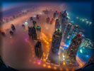 Rooftops of Dubai, Fog