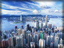 Hong Kong Panorama, Skyscrapers