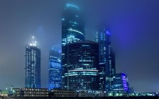 Moscow City at Night