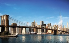 Freedom Tower, Brooklyn Bridge, New York