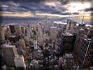 Manhattan at Evening, New York