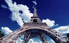 Eiffel Tower, Paris. Sky