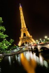 Eiffel Tower at Night, Paris