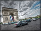 Arc de Triomphe, Paris, HDR