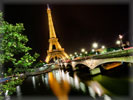 Eiffel Tower at Night, Paris