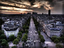 Street in Paris, HDR