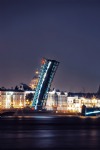 Neva River, Palace Bridge, Saint-Petersburg