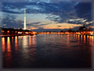 Saint-Petersburg, Neva River, Panorama