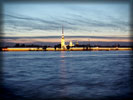 Saint-Petersburg, The Peter and Paul Fortress, Neva River, Panorama