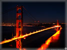 Golden Gate Bridge at Night, San Francisco