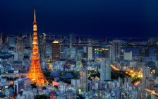 Tokyo Tower, Minato, Skyscrapers, Panorama