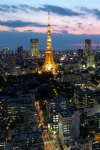 Tokyo Tower, Minato, Skyscrapers, Panorama