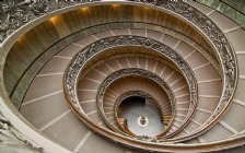 Spiral stairs of the Vatican Museums