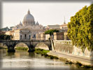 St. Peter's Basilica from the River Tiber, Vatican