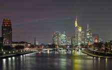 Raftsman Bridge over River Main, Frankfurt