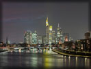 Raftsman Bridge over River Main, Frankfurt