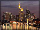 Raftsman Bridge over River Main, Frankfurt