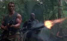 Arnold Schwarzenegger in the movie "Predator"