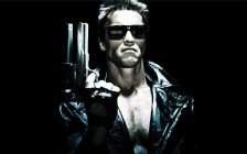 Arnold Schwarzenegger in the movie "The Terminator"