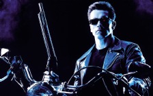 Arnold Schwarzenegger in the movie "Terminator 2: Judgment Day"