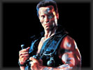 Arnold Schwarzenegger in the movie "Commando"