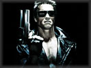 Arnold Schwarzenegger in the movie "The Terminator"