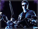 Arnold Schwarzenegger in the movie "Terminator 2: Judgment Day"