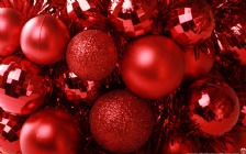 Red Christmas Baubles