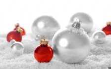 Red & Silver Christmas Baubles